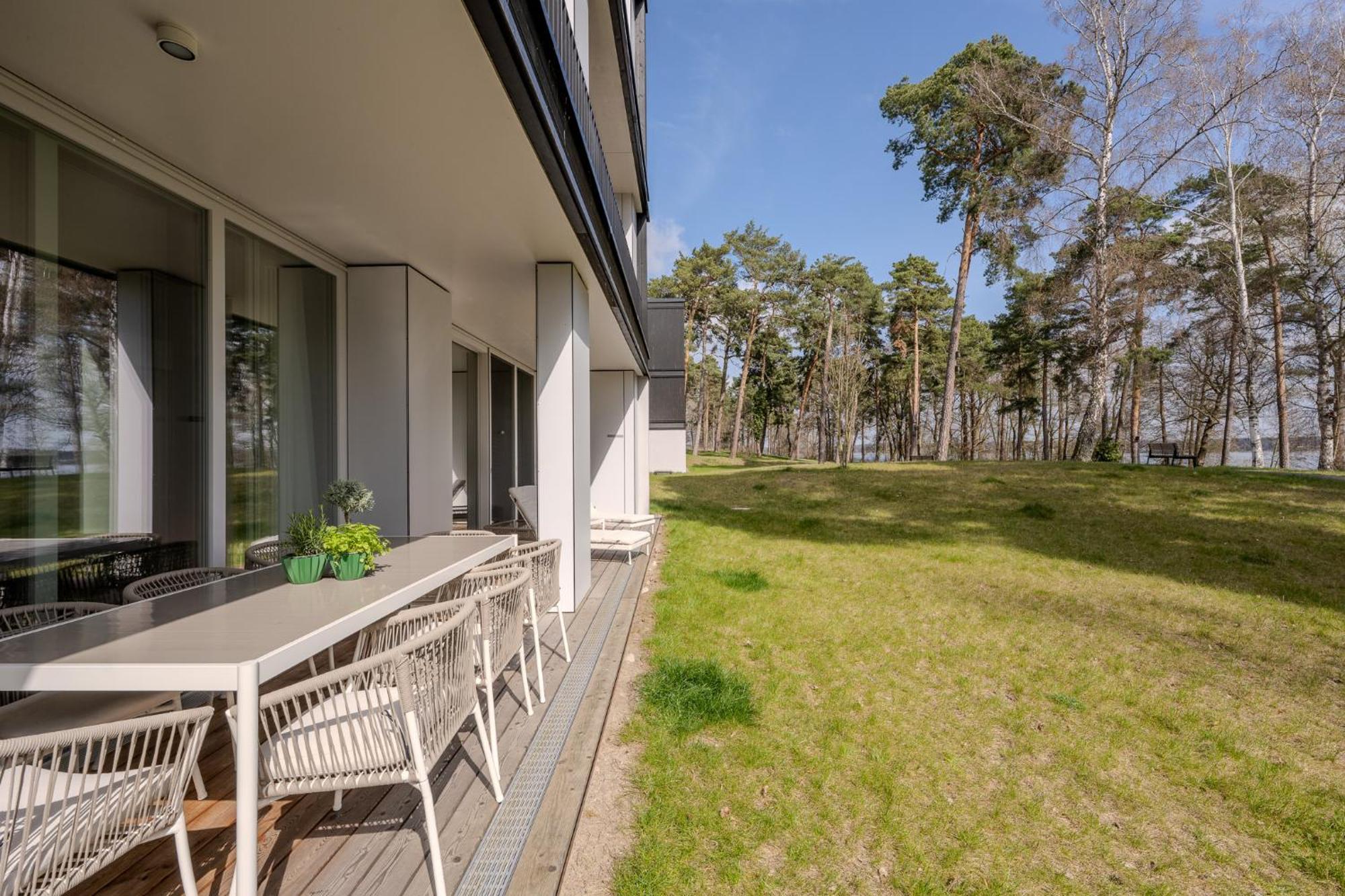 Marina Maisonette Seeblick Mit Pool Und Sauna Bad Saarow Exterior photo