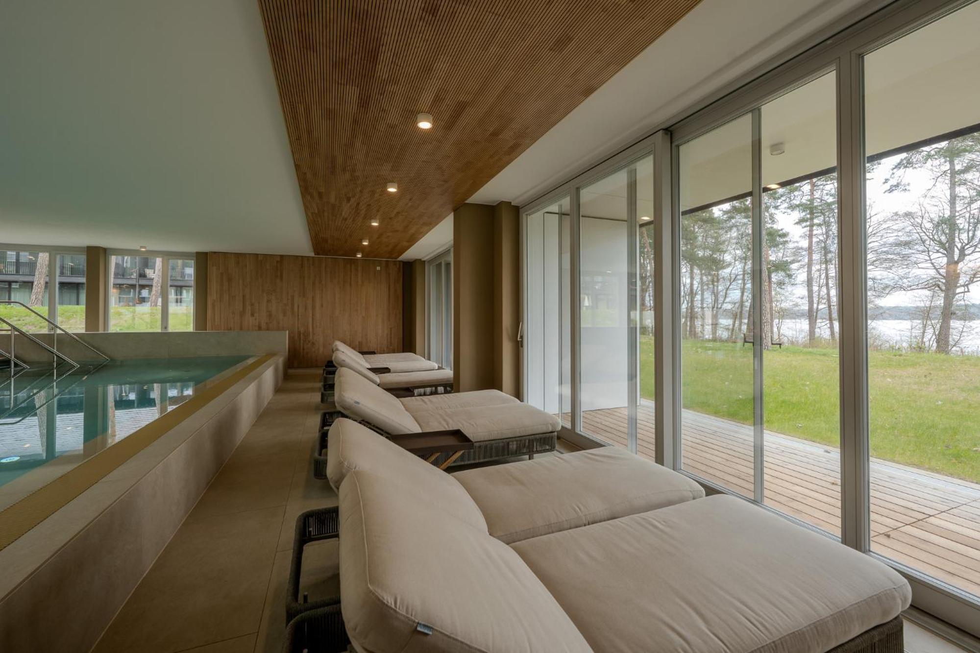 Marina Maisonette Seeblick Mit Pool Und Sauna Bad Saarow Exterior photo