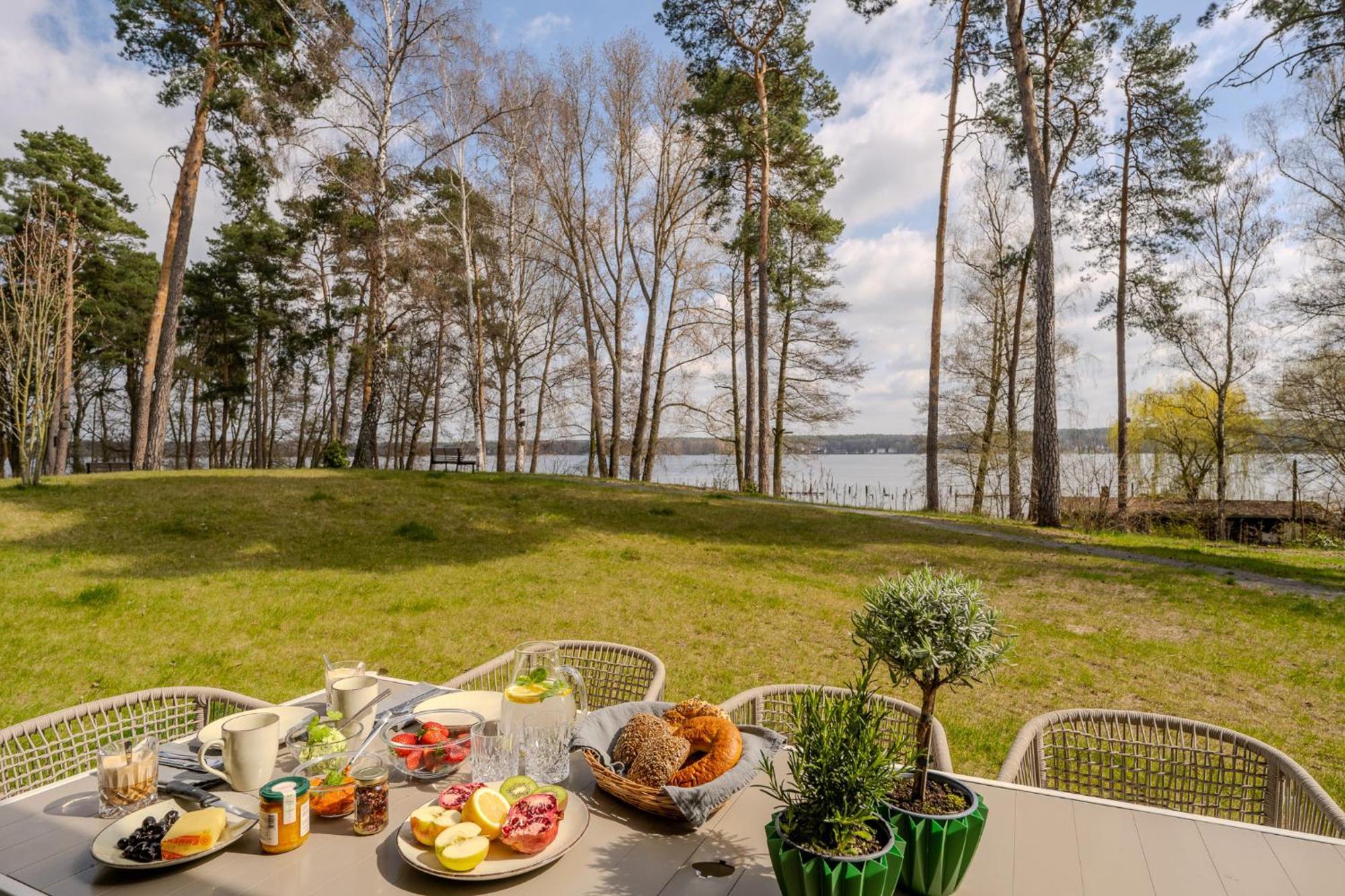 Marina Maisonette Seeblick Mit Pool Und Sauna Bad Saarow Exterior photo
