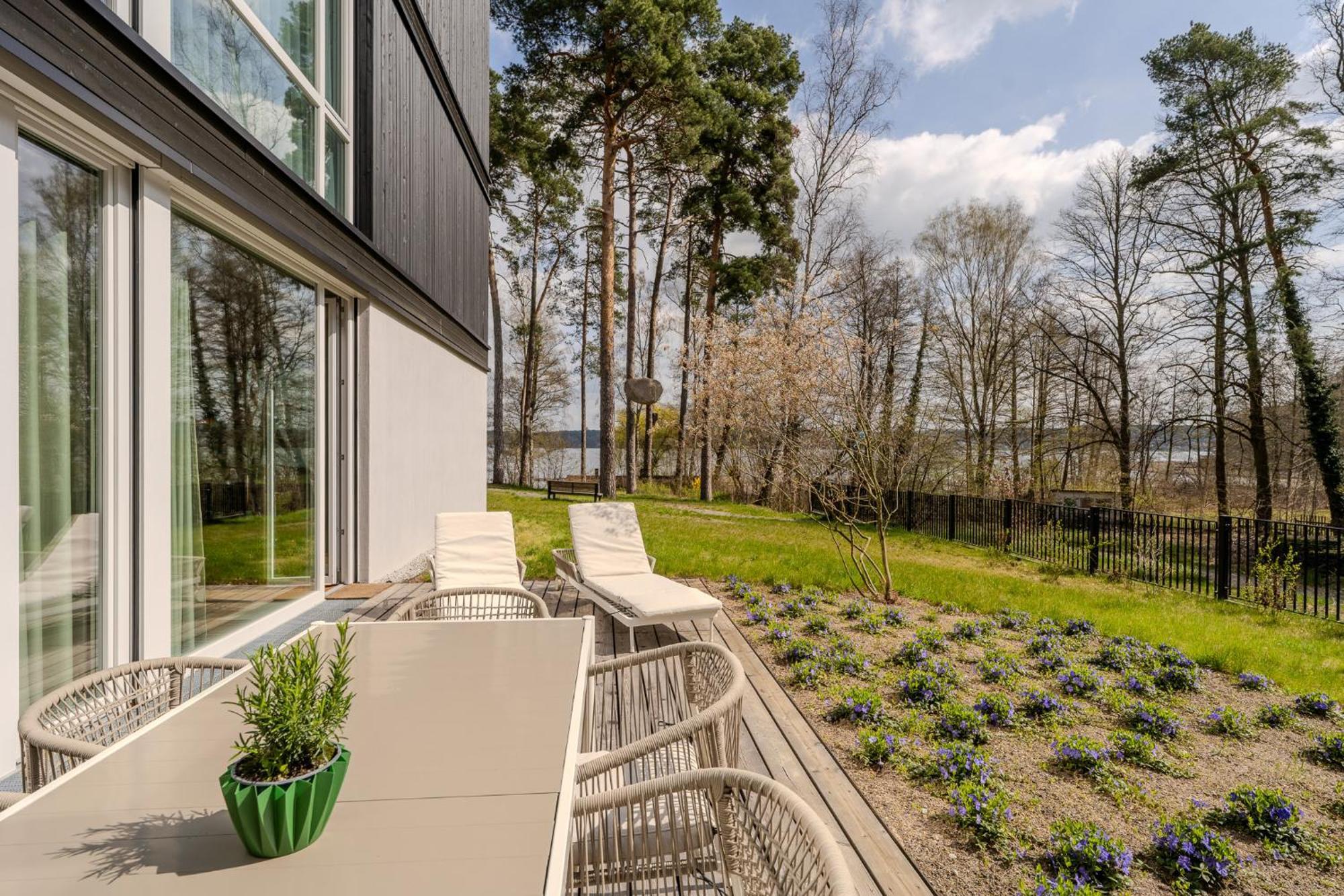 Marina Maisonette Seeblick Mit Pool Und Sauna Bad Saarow Exterior photo